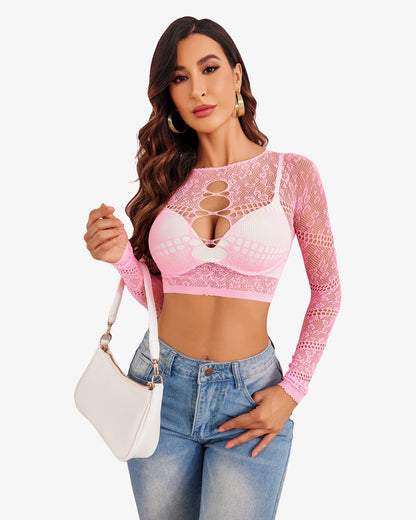 Zweiteiliges Fischnetz-Dessous-Set
