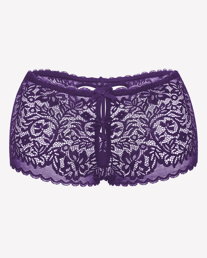 Spitze BoyShorts Hohe Taille Höschen