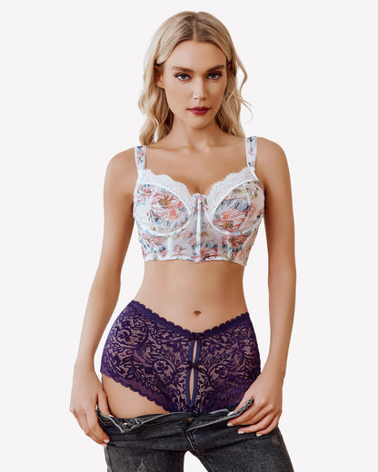 Spitze BoyShorts Hohe Taille Höschen