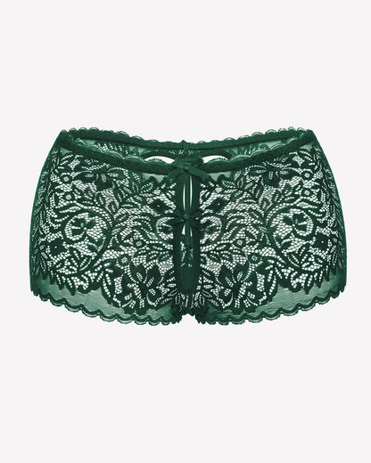 Spitze BoyShorts Hohe Taille Höschen