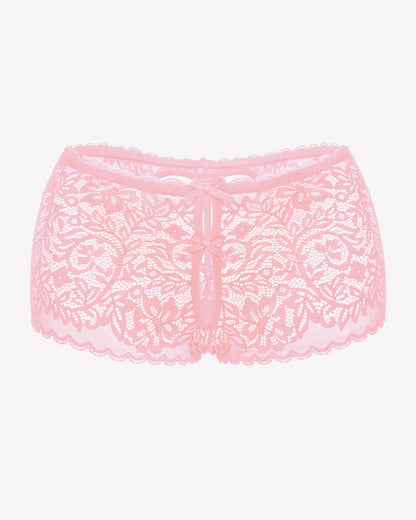 Spitze BoyShorts Hohe Taille Höschen