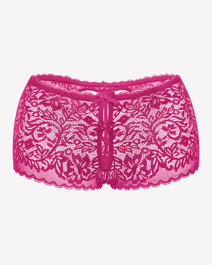 Spitze BoyShorts Hohe Taille Höschen
