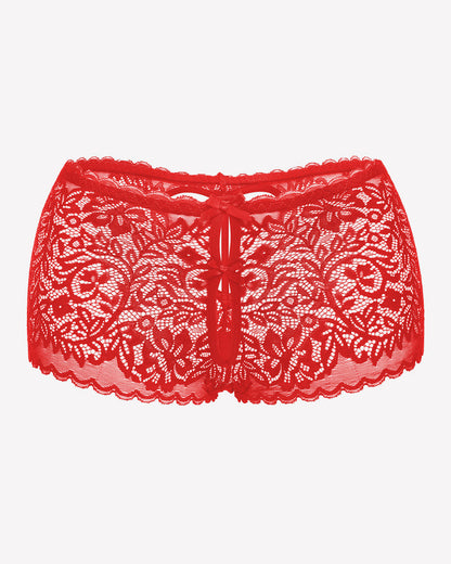 Spitze BoyShorts Hohe Taille Höschen