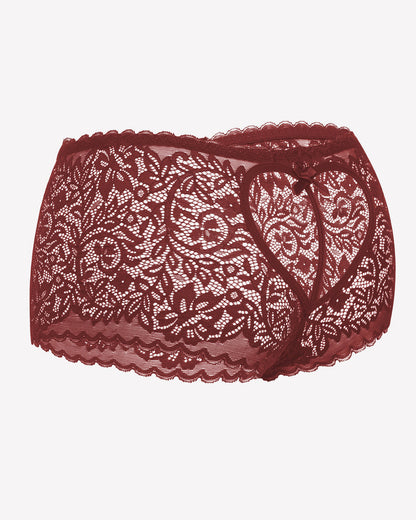 Spitze BoyShorts Hohe Taille Höschen