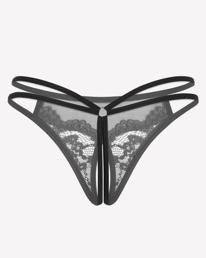 Lace Floral Lace Briefs G-String