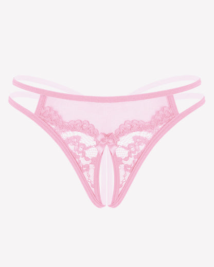 Lace Floral Lace Briefs G-String