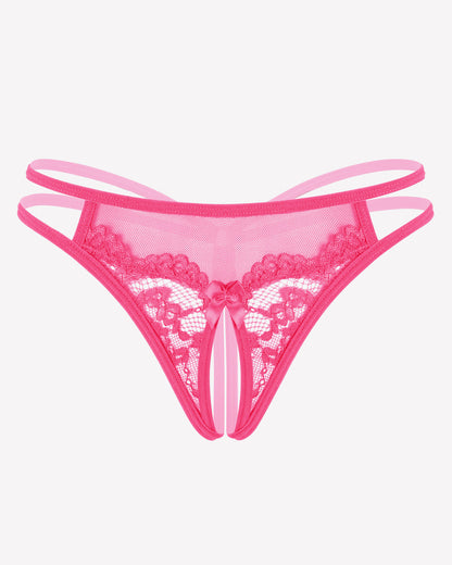 Lace Floral Lace Briefs G-String