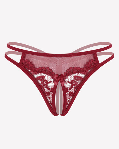 Lace Floral Lace Briefs G-String