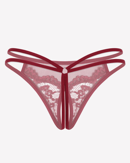 Lace Floral Lace Briefs G-String