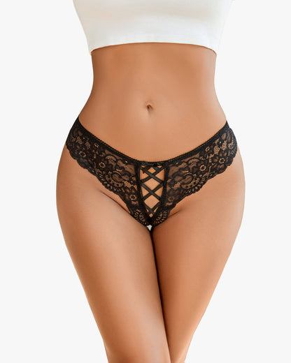 Criss Cross Spitze Hipster Panty