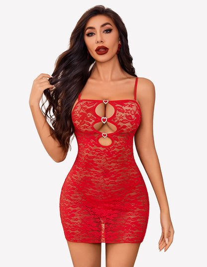 Cutout Chemise Exotische Boudoir Outfits