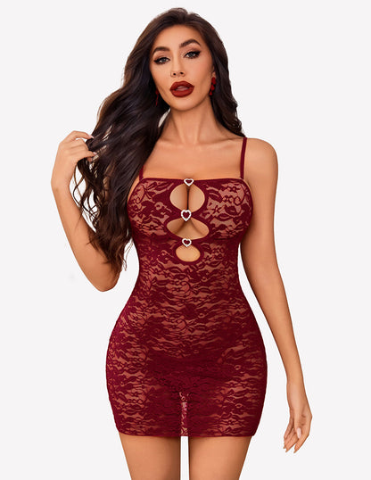 Cutout Chemise Exotische Boudoir Outfits