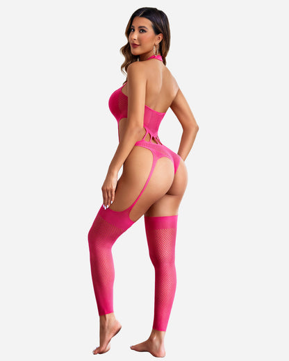 Netz-Bodystocking Mesh-Bodysuit