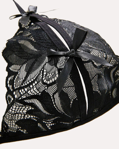 BH und Panty Set Halter Lace 2 Stück Set