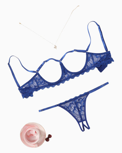 BH und Höschen 2 Stück Spitze Dessous Set