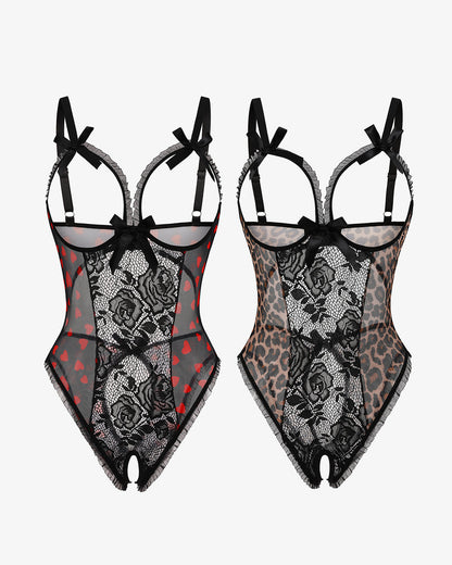 2Packs Sets Spitze Mini-Bodysuit