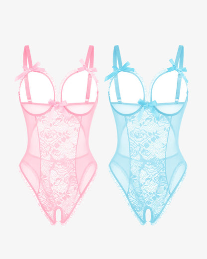 2Packs Sets Spitze Mini-Bodysuit