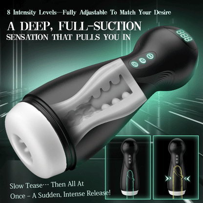 Acmejoy - SolaceX Intensive Absaugung & Vibration Vergnügen männlichen Stroker Masturbator