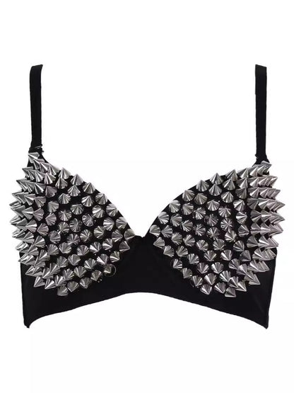 Damen-BH im Punk-Stil mit Nieten