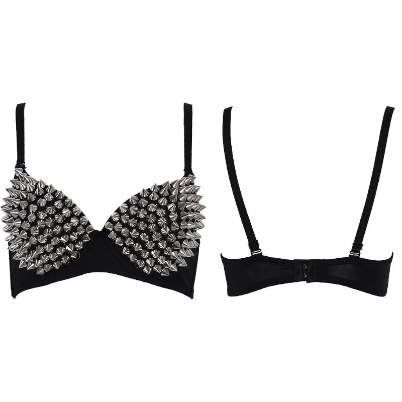 Damen-BH im Punk-Stil mit Nieten