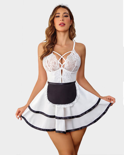 Maid Dessous French Maid Kostüm