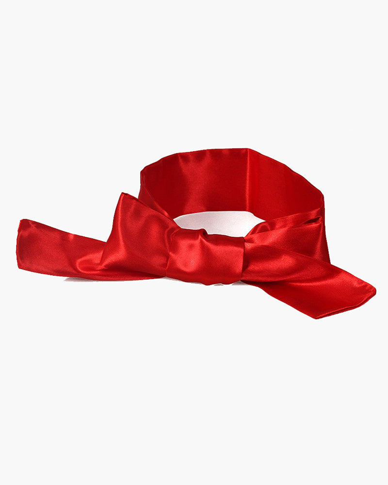 Verstellbare 62 Satin-Seiden-Augenmaske Kit