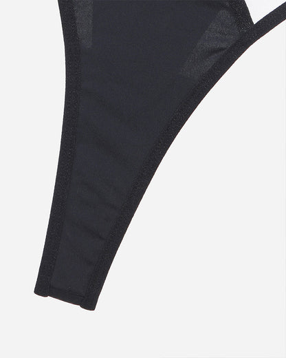 Push Up Mesh Hollow BH und Tanga Set