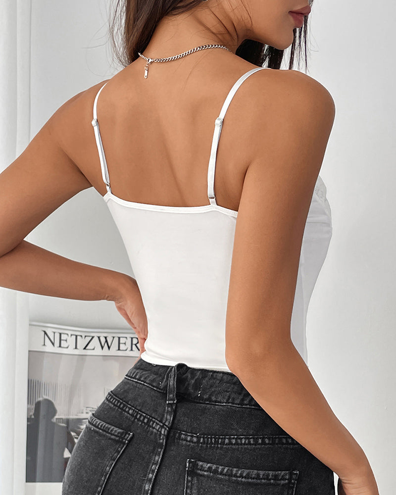 Elegantes Korsett-Bustier mit Schnürung vorne