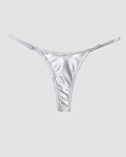 Riemchen-Tanga aus Leder