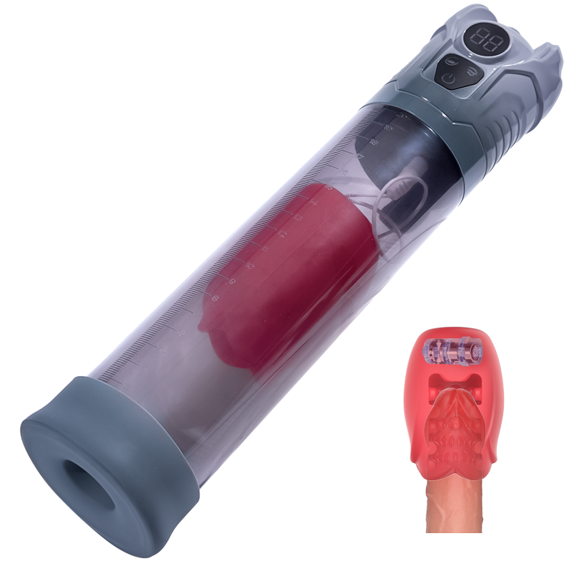 Acmejoy GrowPlus - Train & Please Penis Pumpen 5 Saugen Blowjob 7 Vibrationen