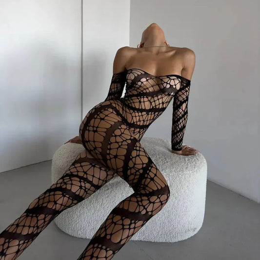 Spitzen-Voll-Bodystocking